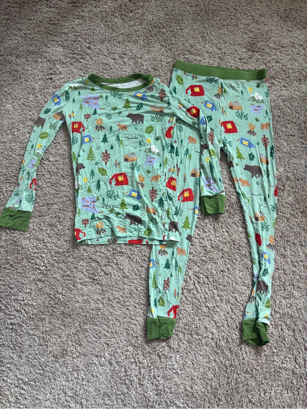 Little Sleepies pajamas (2) - size 7/8 - Picture 2 of 3